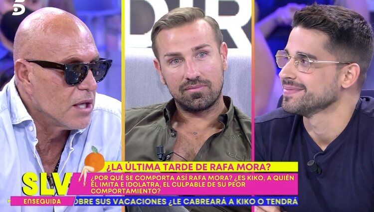 Kiko Matamoros, Rafa Mora y Miguel Frigenti | Foto: Telecinco