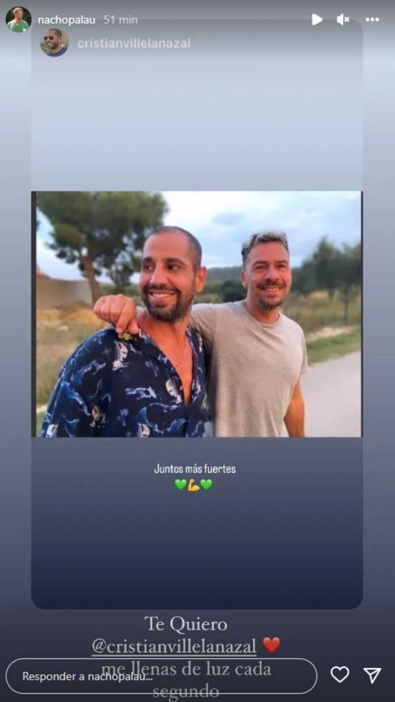 La imagen de Cristian y Nacho | Instagram