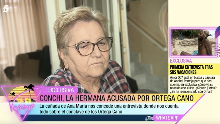 Conchi Ortega hablando para 'Ya es verano' | Foto: Telecinco