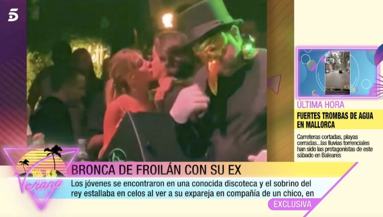 Imágenes de la discoteca con Mar Torres y el chico en primer plano | Foto: Telecinco