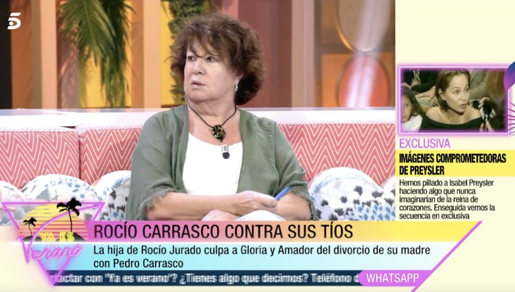 Rosa Villacastín en 'Ya es verano' |Foto: Telecinco