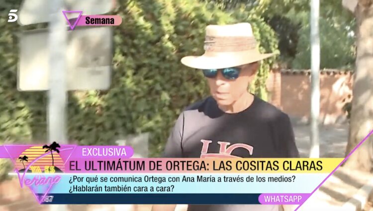 Ortega Cano dando las polémicas declaraciones |Foto: Telecinco