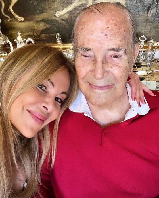 Ana Obregón con su padre/ Foto: Instagram