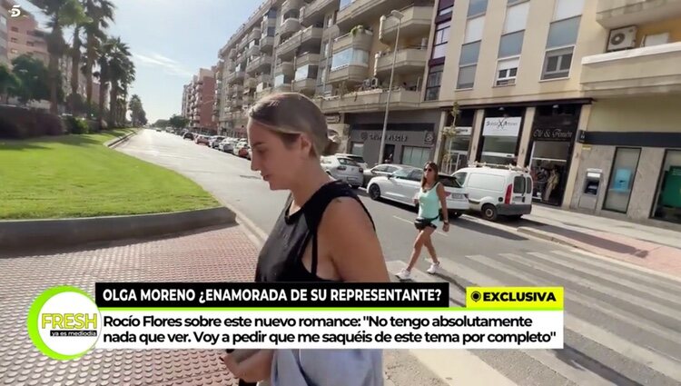 Rocío Flores reacciona a la relación entre Olga Moreno y Agustín Etienne | Fuente: Telecinco