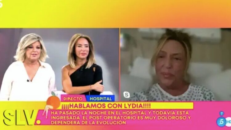 Lydia Lozano entra en directo en 'Sálvame' | Foto: telecinco.es