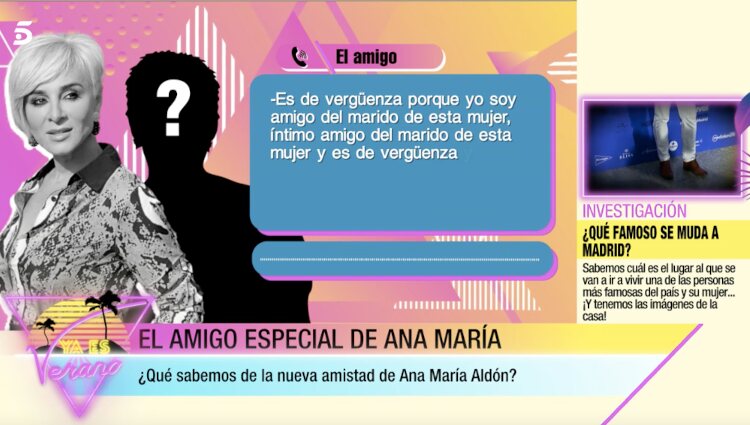 Primeras palabras de la nueva ilusión de Ana María Aldón |Foto: Telecinco