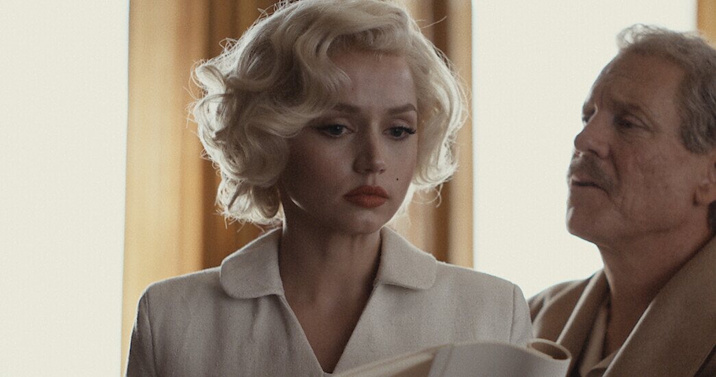 Ana de Armas dando vida a Marilyn Monroe en 'Blonde'