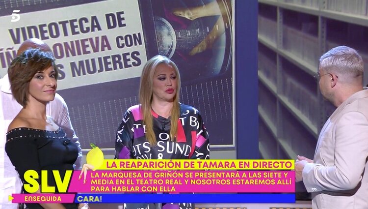 Belén Esteban reprochando sus palabras a JJ Vázquez |Foto: Telecinco