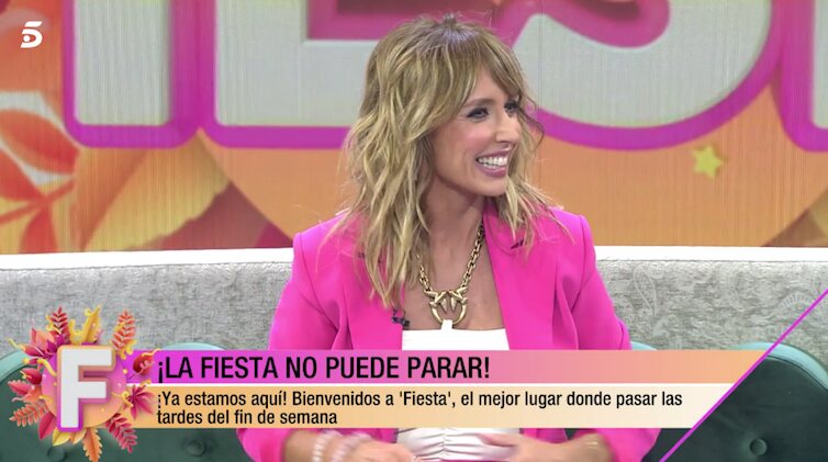 Emma García estrena su programa 'Fiesta'/ Foto: telecinco.es