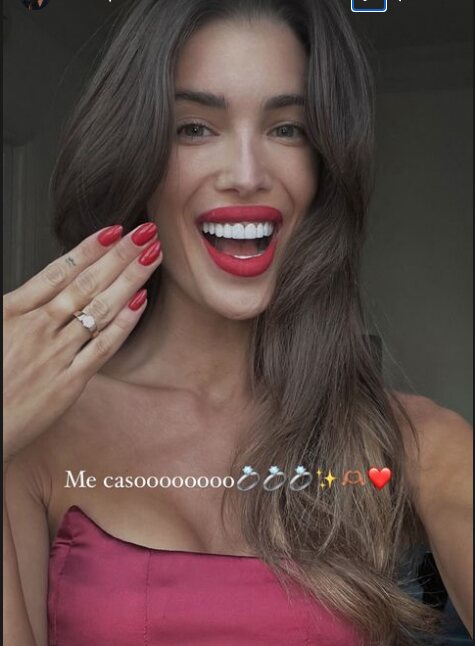 Marta López se muestra muy feliz luciendo anillo |Foot: Instagram