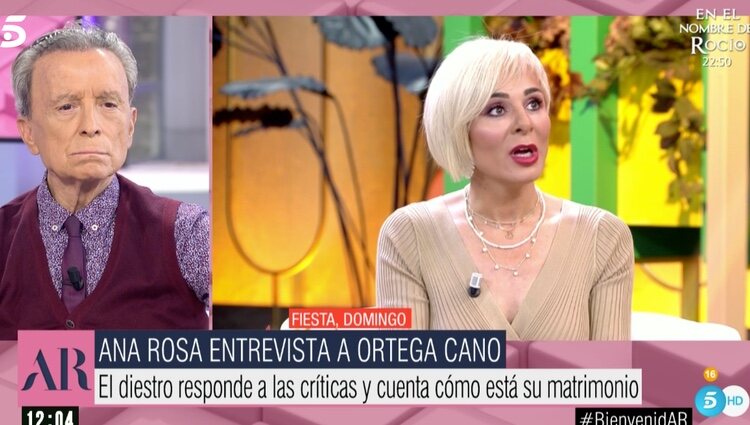 Ortega ve imágenes de Ana María | Foto: telecinco.es