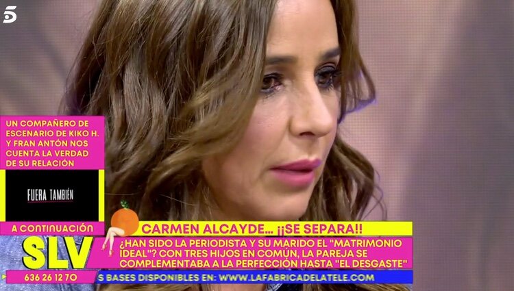 Carmen Alcayde habla de la ruptura | Foto: telecinco.es