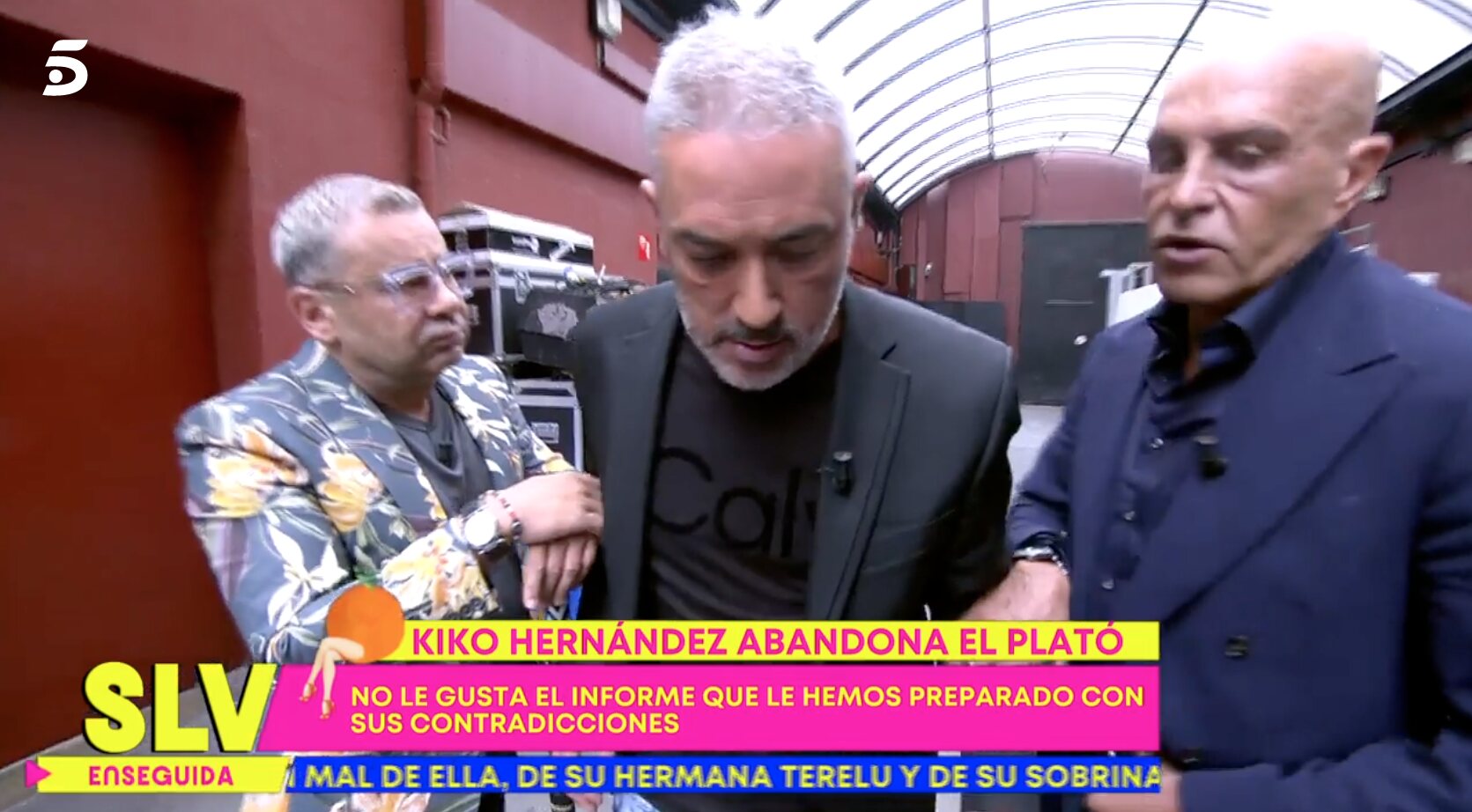 Kiko Hernández, muy enfadado con el programa tras la portada de sus hijas | Foto: Telecinco.es