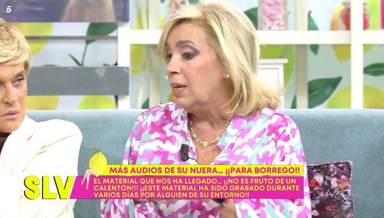 Carmen Borrego, muy dolida con su nuera | Foto: Telecinco