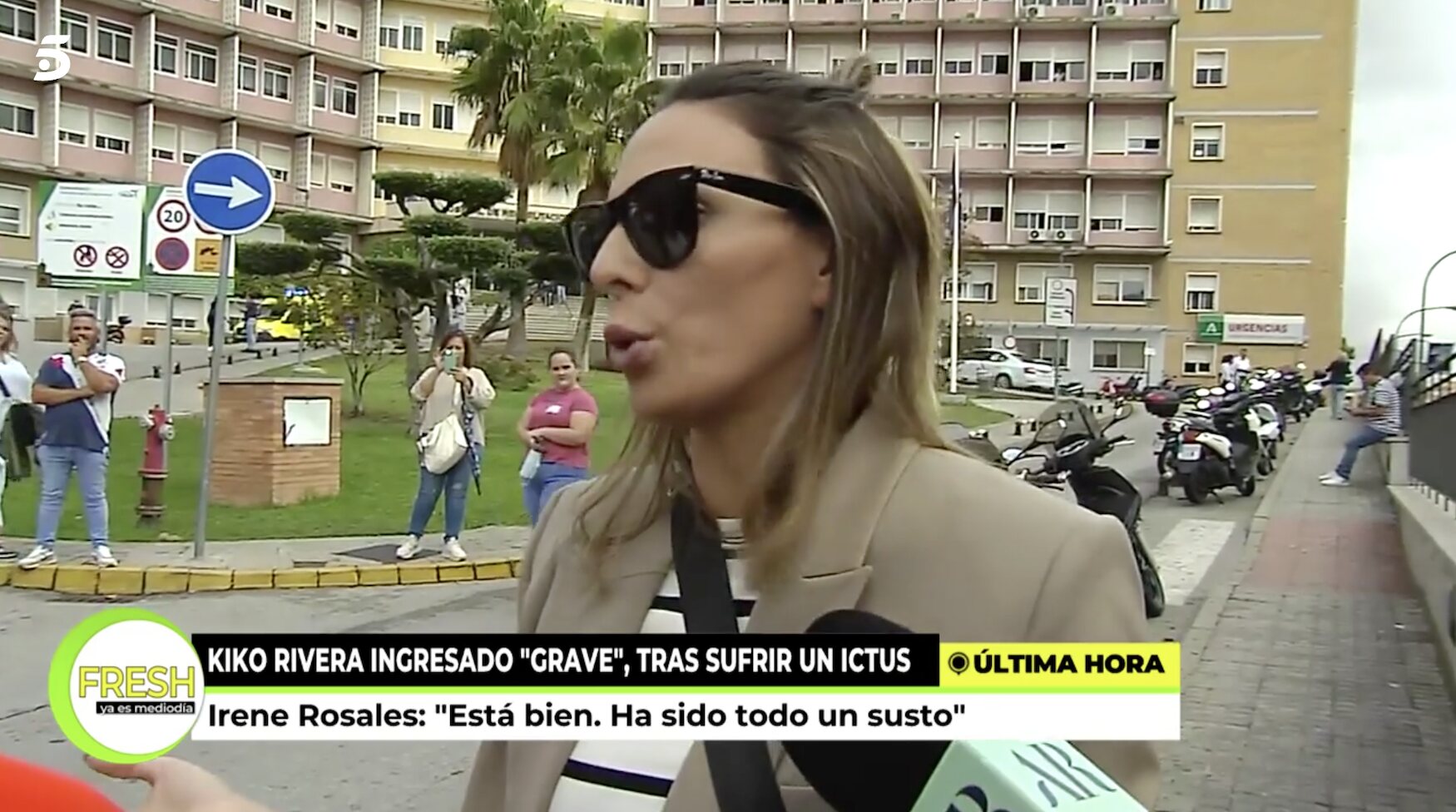 Irene Rosales habla para 'Ya es mediodía'/ Foto: telecinco.es
