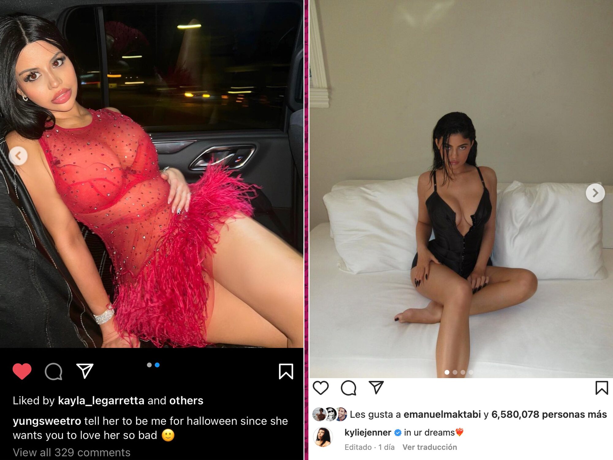 La supuesta respuesta de Kylie Jenner a la amante de Travis Scott | Fotos: Instagram