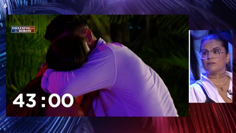 Tania y Hugo besándose |Foto: Telecinco