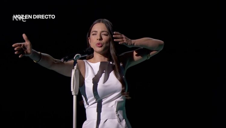 Blanca Paloma durante su actuación en el 'Benidorm Fest' 2022 |Foto: RTVE