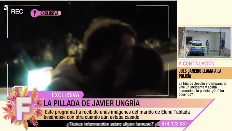 Fragmento del vídeo entre Javier Ungía y una chica |Foto: Telecinco