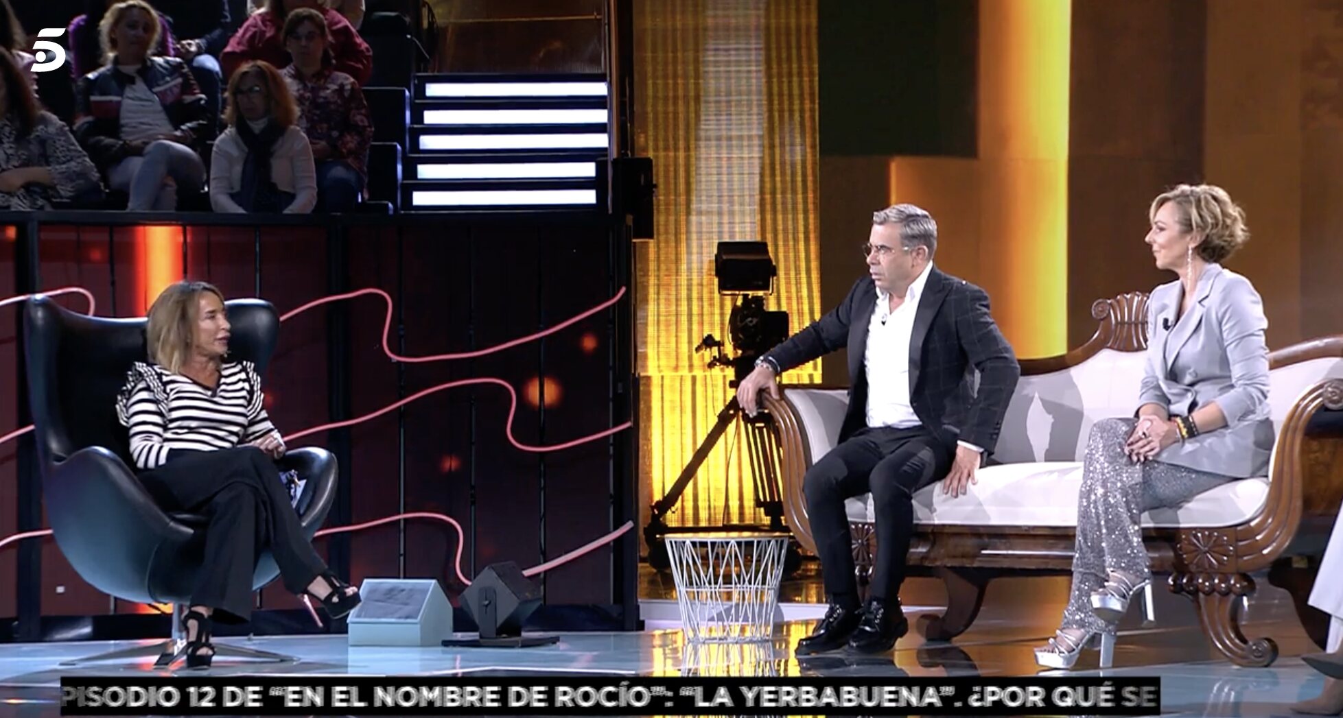 María Patiño relata lo que está sufriendo en el plató de 'En el nombre de Rocío' | Foto: Telecinco.es
