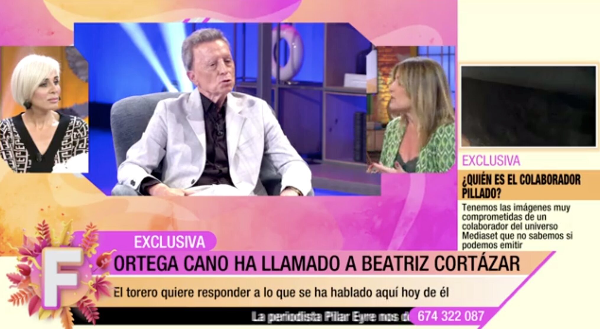 Ortega Cano llamó a Beatriz Cortazar muy enfadado | Foto: Telecinco.es