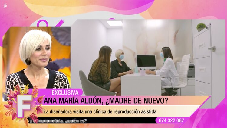 Ana María Aldón, decepcionada con el embarazo asistido |Foto: Telecinco
