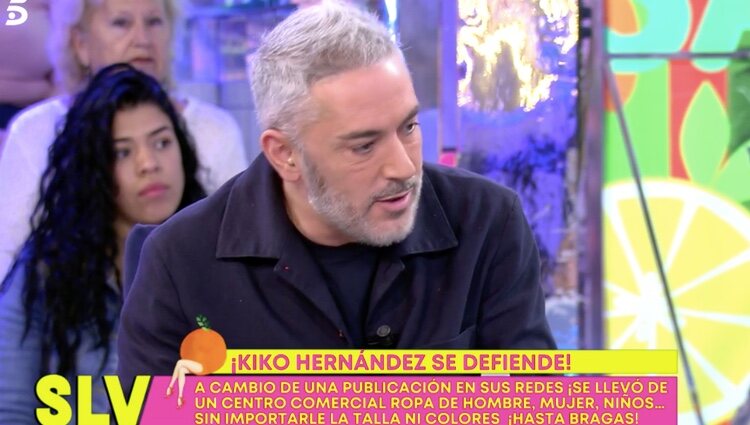 Kiko Hernández habla en 'Sálvame' | Foto: telecinco.es