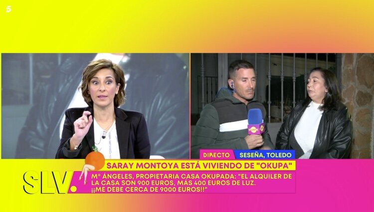 La propietaria de la vivienda de Saray Montoya denuncia su okpuación | Foto: Telecinco