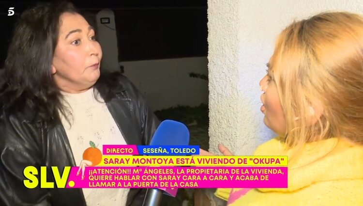 Saray Montoya se enfrenta a su casera, Mª Ángeles | Foto: Telecinco