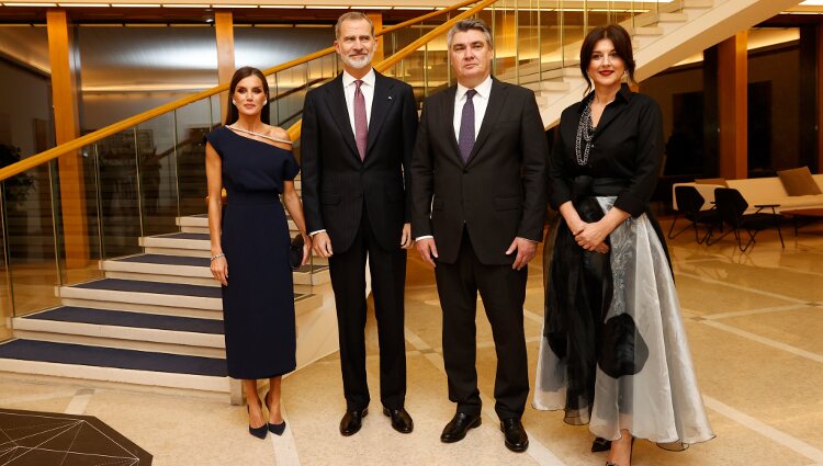 Los Reyes de España, junto con el Presidente de Croacia y la Primera Dama, en la cena de gala ofrecida en su honor | Casa Real 