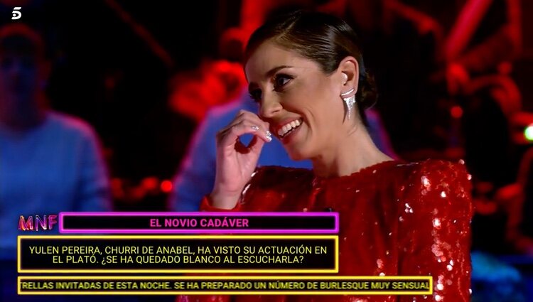 Anabel Pantoja, muy enamorada de Yulen Pereira | Foto: Telecinco