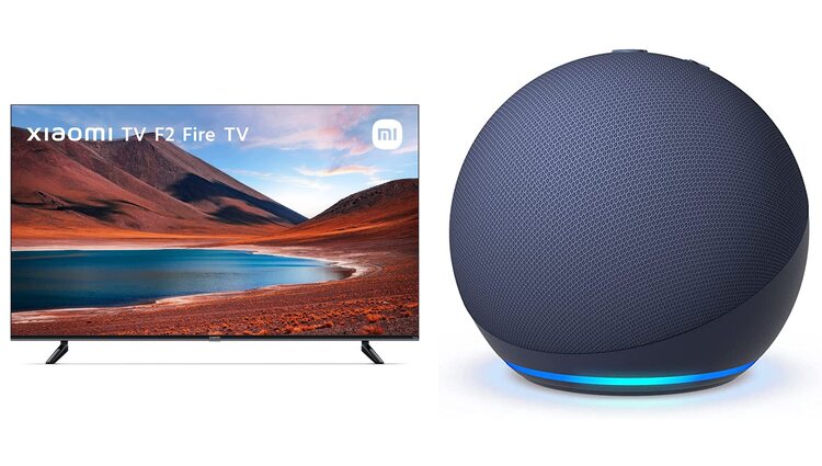 Televisón y Echo Dot | Amazon