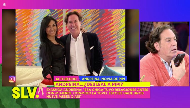 Pipi habla con Andreína en directo |Foto:Telecinco