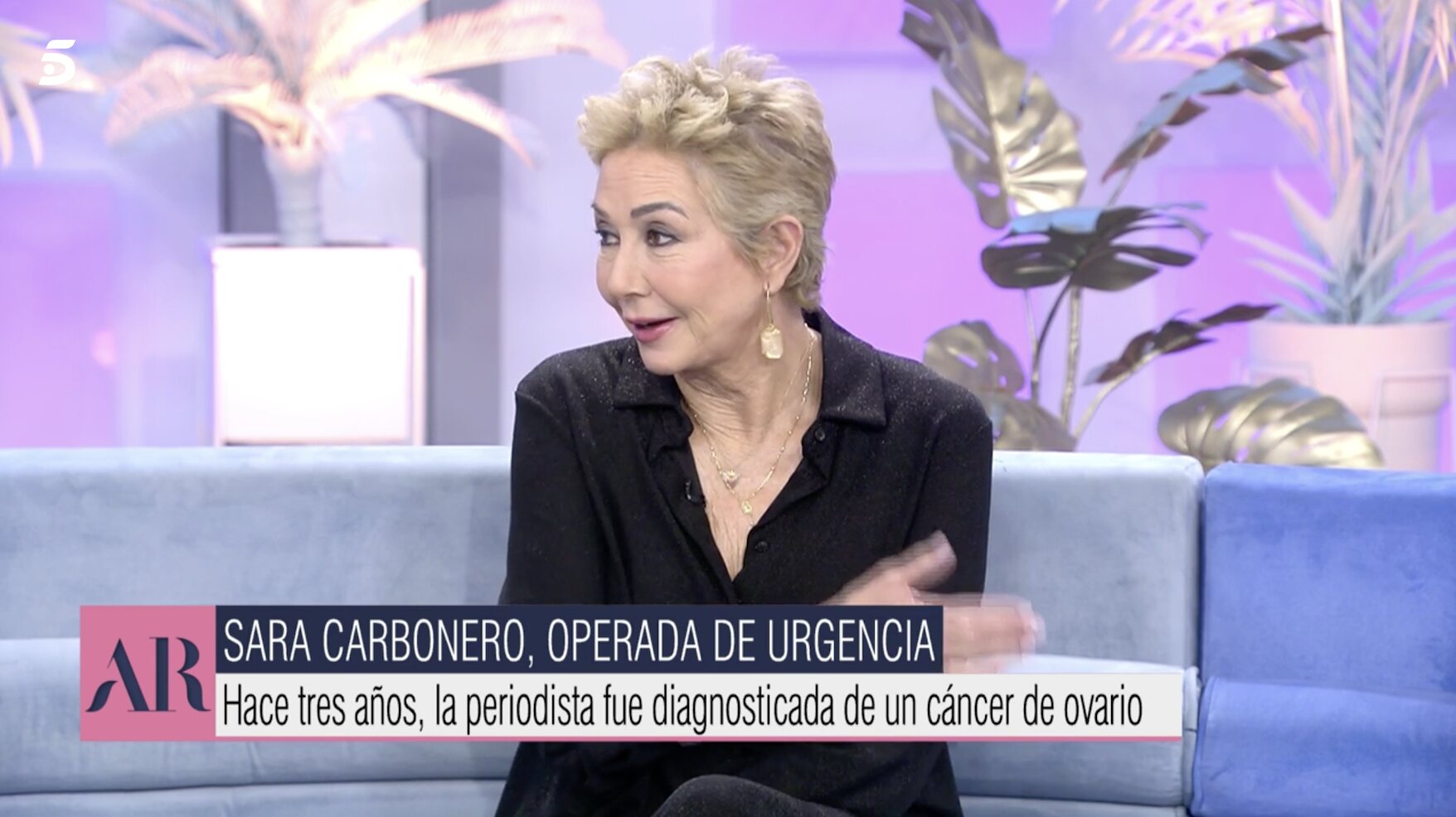 Ana Rosa Quintana habla de la salud de Sara Carbonero/ Foto: telecinco.es