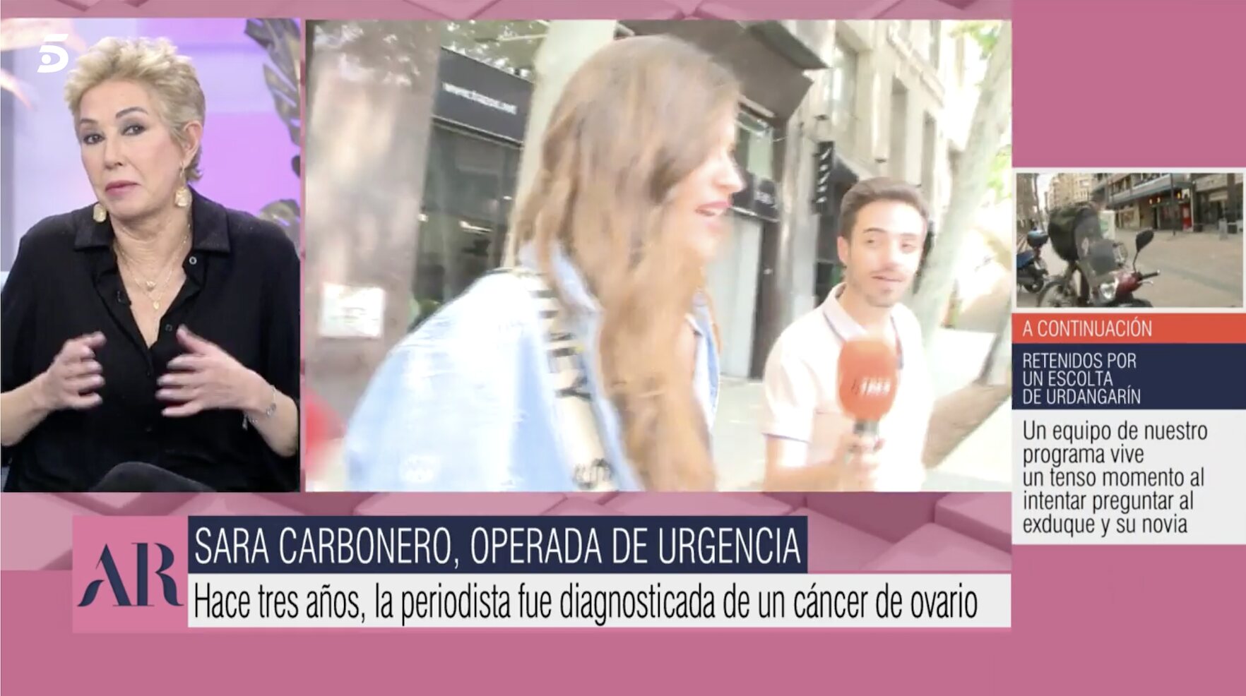 Ana Rosa Quintana habla de la operación de Sara Carbonero/ Foto: telecinco.es