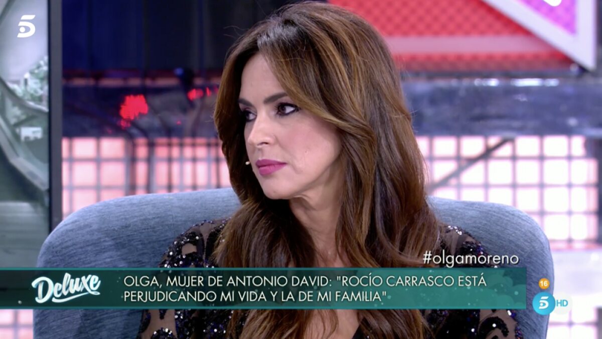 El juez no ve delitos en la entrevista de Olga Moreno en el 'Deluxe' en 2019 | Foto: Telecinco.es