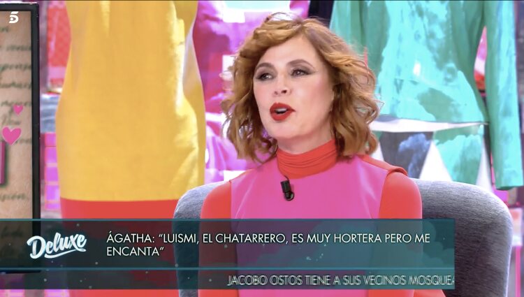 Ágatha Ruiz de la Prada habla sobre Omar Montes |Foto: Telecinco