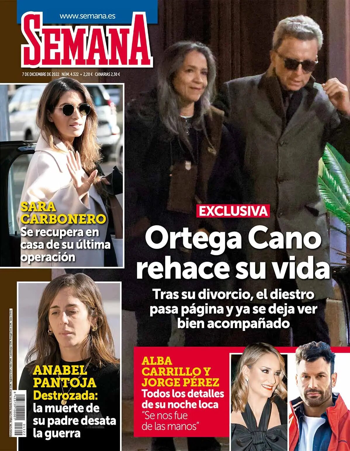 Ortega Cano acompañado de una misterios mujer por la calles de Madrid | Foto: Semana