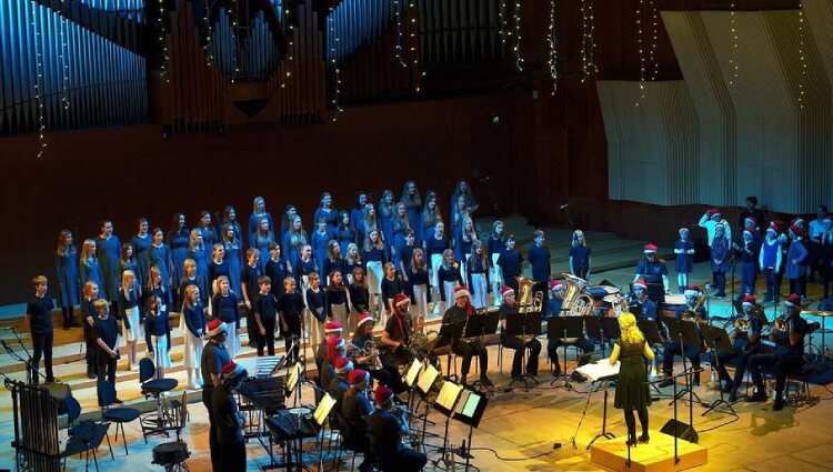 El concierto del coro del Real Conservatorio Danés