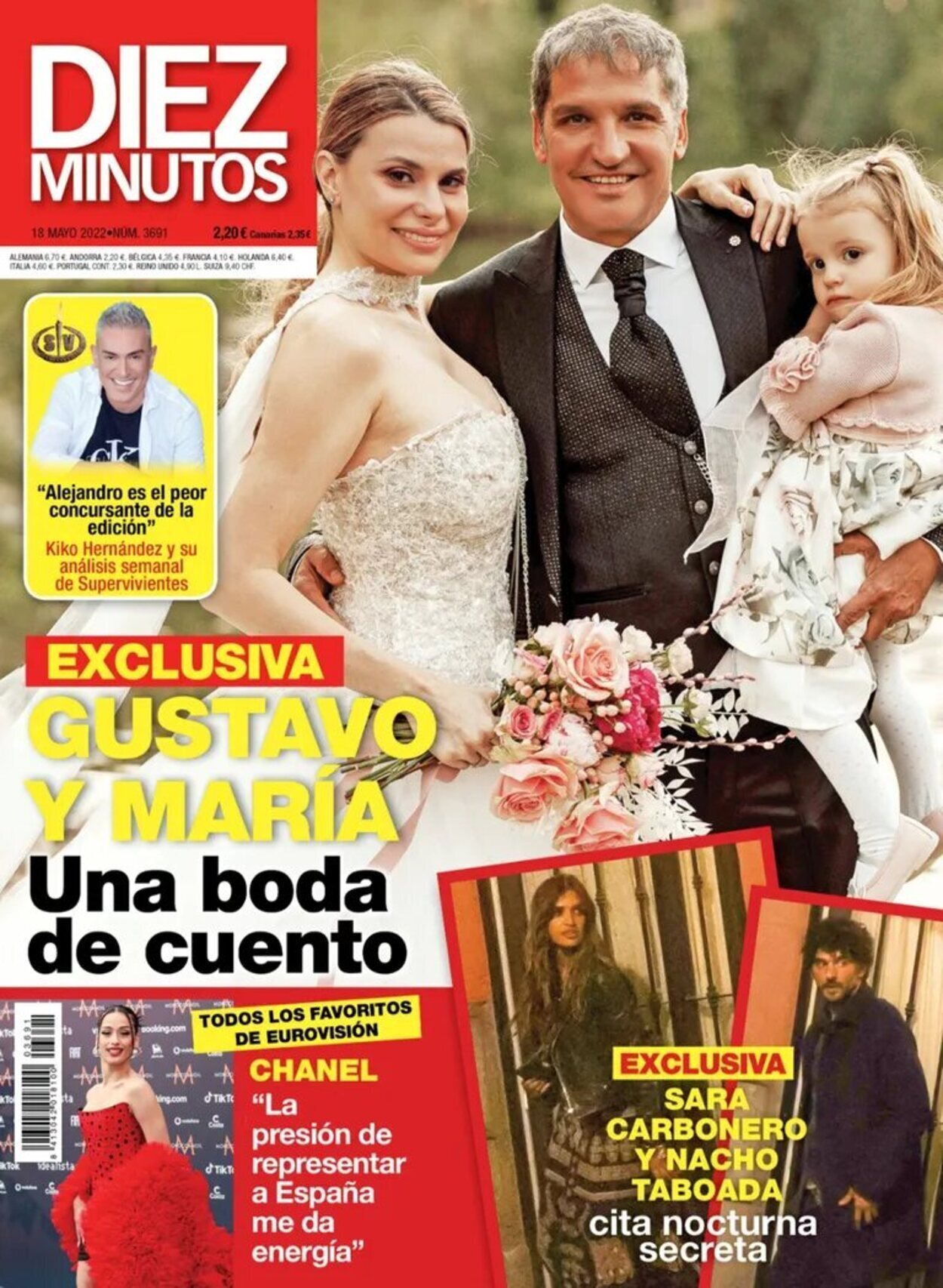 Gustavo González y María Lapiedra se casaron en mayo de este 2022