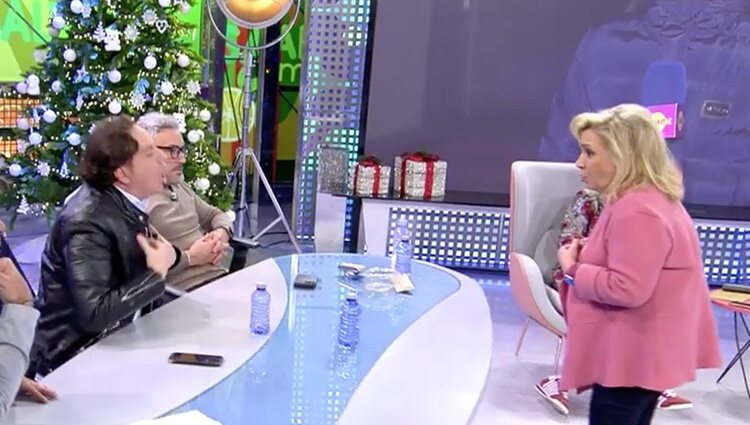 Carmen Borrego se enfrenta a Pipi Estrada | Foto: Telecinco