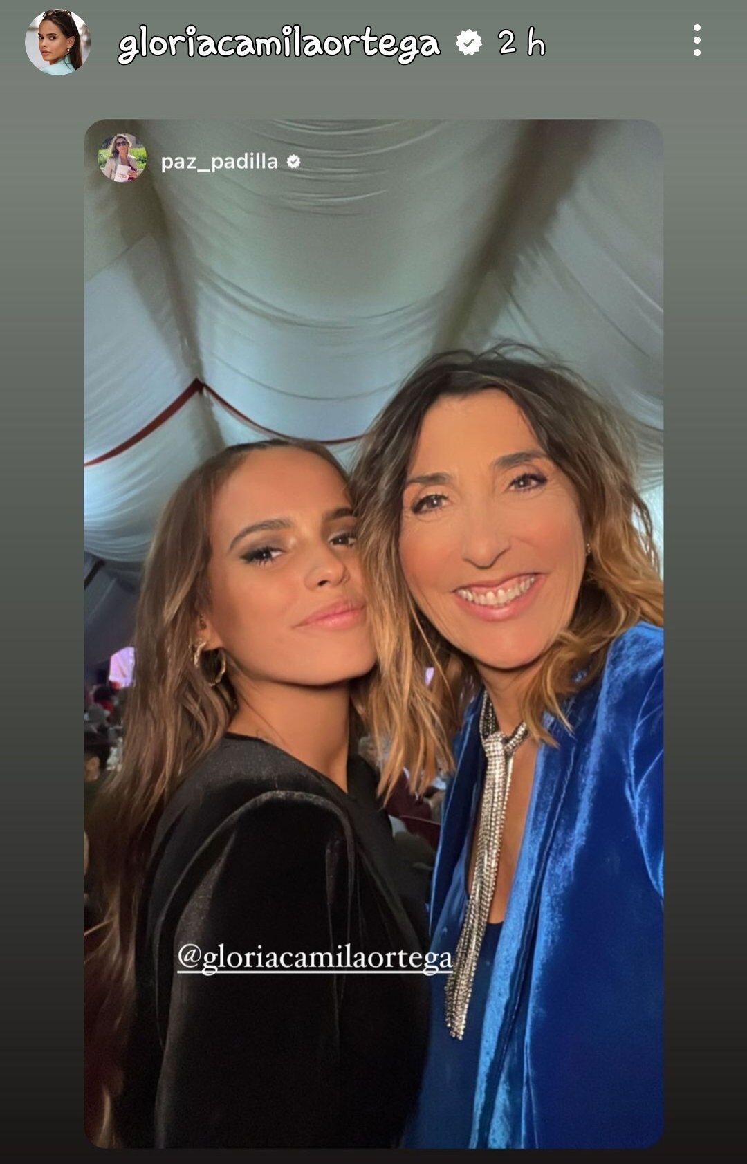 Paz Padilla junto a Gloria Camila | Foto: Instagram