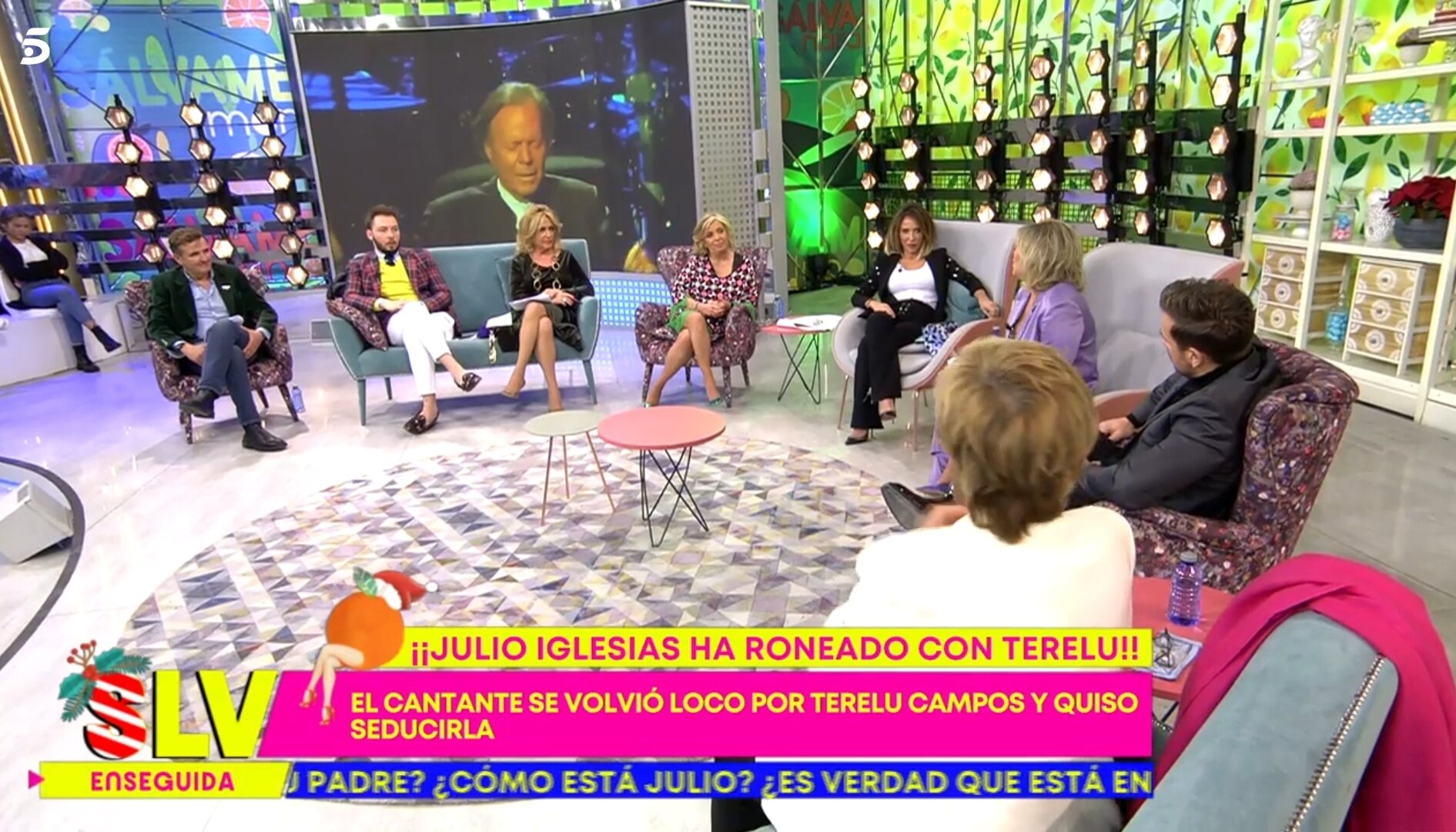 Terelu Campos y sus compañeros de 'Sálvame' / Foto: Telecinco.es
