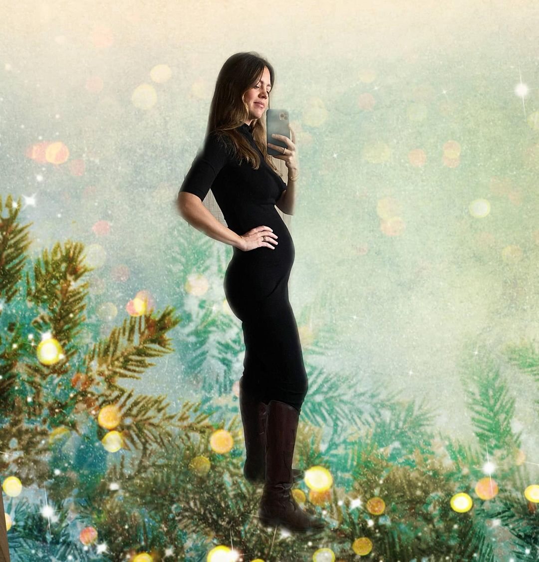 Isabelle Junot anunciando su embarazo en sus redes sociales / Foto: Instagram