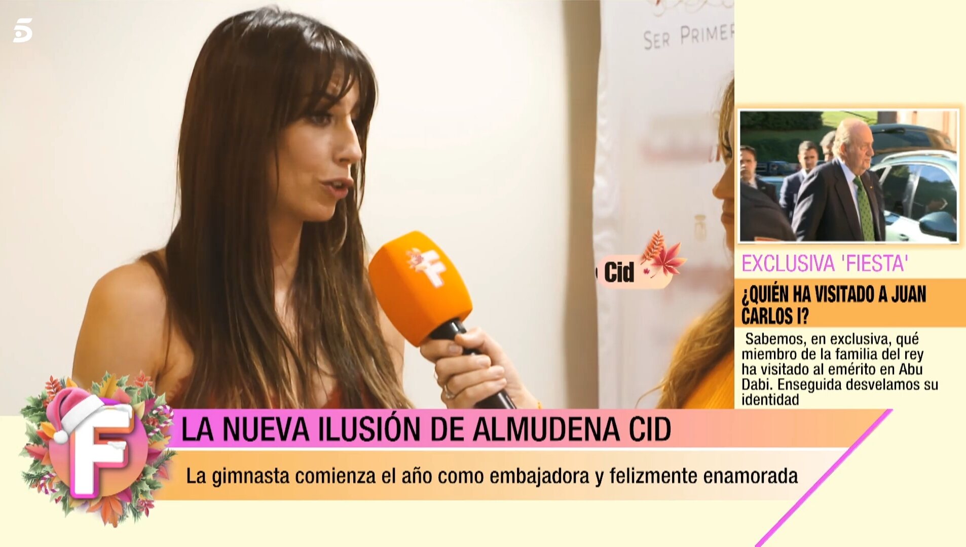 Entrevista a Almudena Cid en 'Fiesta' / Foto: Telecinco.es
