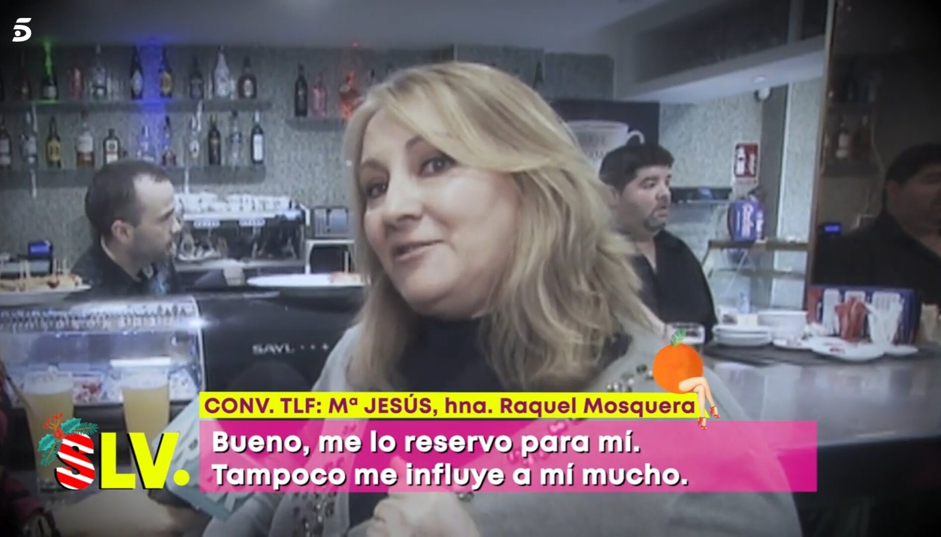 La hermana de Raquel Mosquera reacciona a la noticia / Foto: Telecinco.es