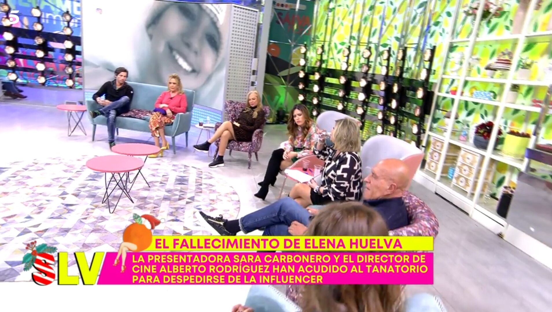 El plató de 'Sálvame' conmocionado ante la noticia / Foto: Telecinco.es