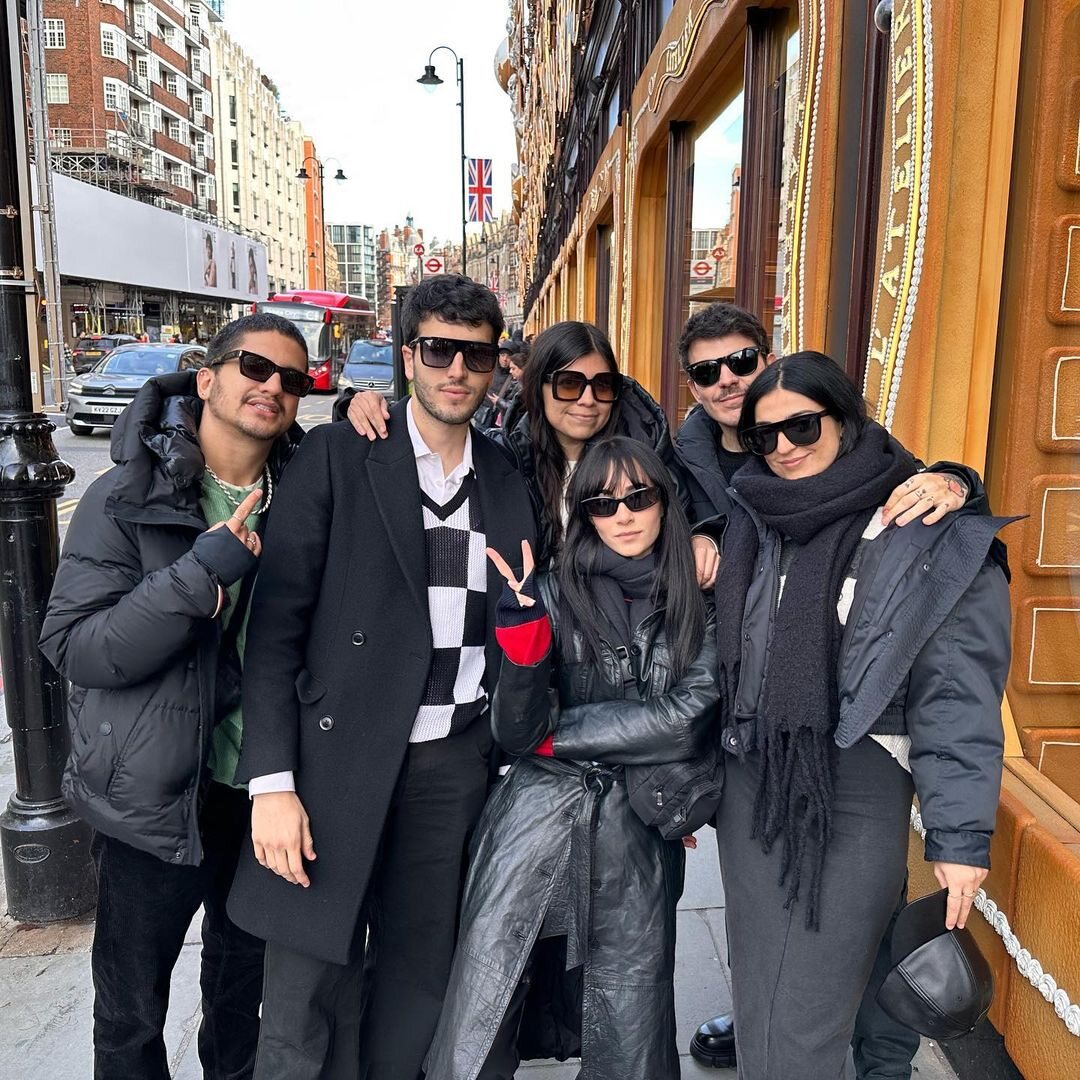 Aitana y Sebastián Yatra con amigos en Londres/ Foto: Instagram