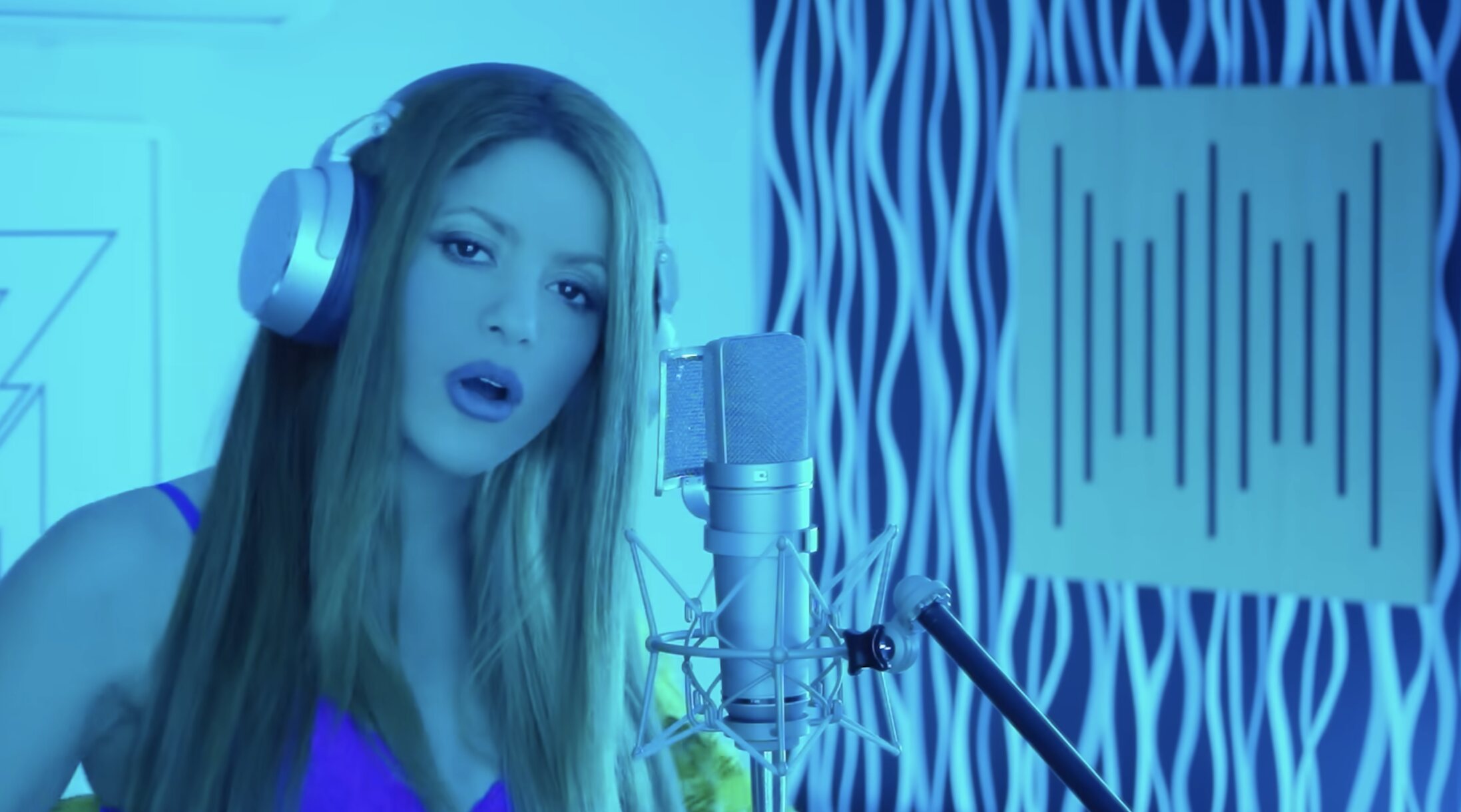 Shakira en el videoclip de su canción con Bizarrap