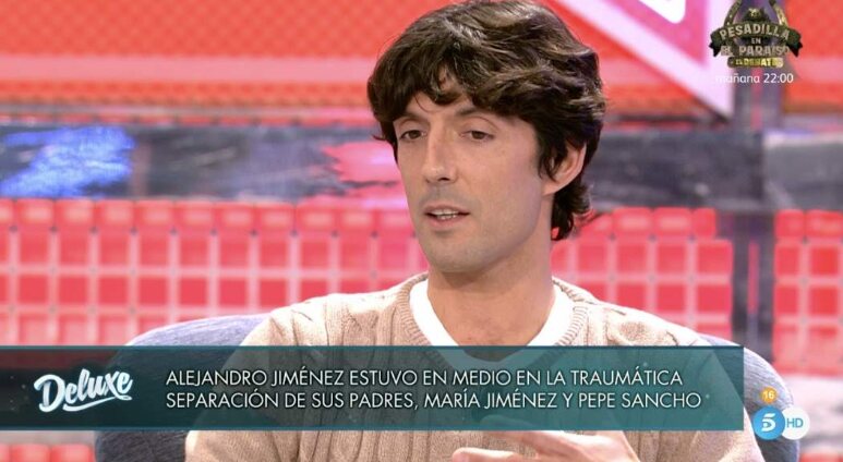 Alejandro Jiménez cuenta el trauma que sufrió por la separación de sus padres/ Foto: Telecinco